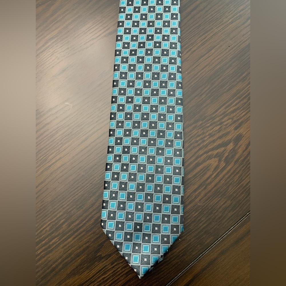 Stafford blue tie